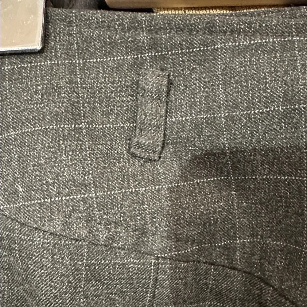 Style & Co. Dark Gray Plaid Midi Pencil Skirt